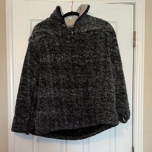 JODIFL Gray Sherpa Jacket